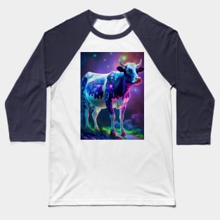 Farm Cow Art Baseball T-Shirt